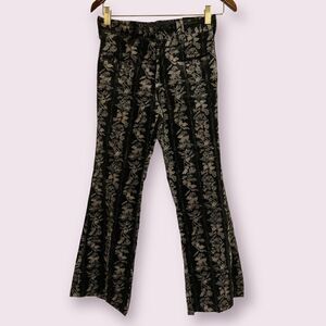 A-Kay Vintage 50s 60s Flared Velour Pants